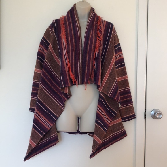 Handmade purple & pink striped jacket 💕💟 - Picture 9 of 14